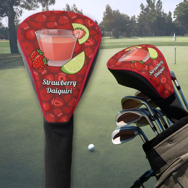 Strawberry Daiquiri Golf Head Cover (Creator Uploaded)