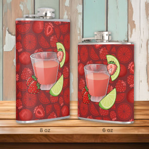 Strawberry Daiquiri Hip Flask
