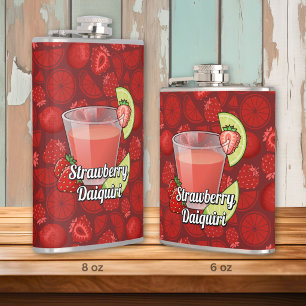 Strawberry Daiquiri Hip Flask