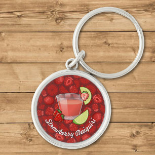 Strawberry Daiquiri Keychain