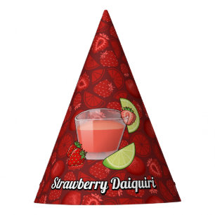 Strawberry Daiquiri Party Hat