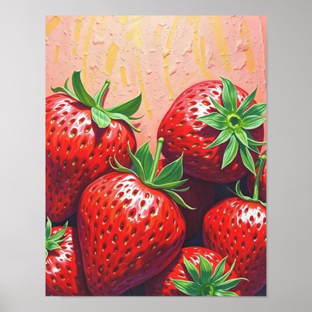 Strawberry Delight Poster (Devant)