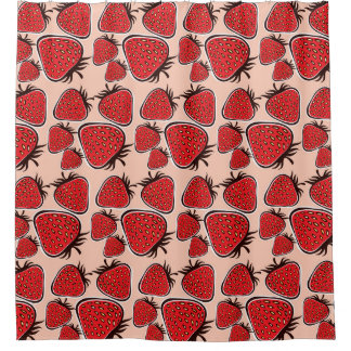 Strawberry Delight: Vintage Pattern Charm.