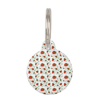 Strawberry  Design Dog Tag