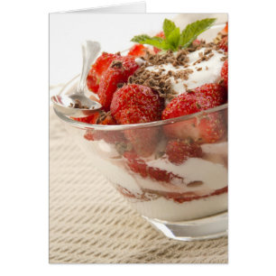 Strawberry Dessert With Fresh Yogurt