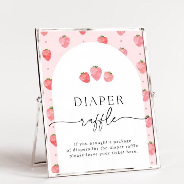 Strawberry Diaper Raffle Sign (Creator Uploaded)