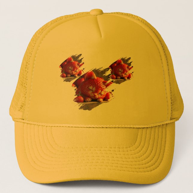 Strawberry dog Hat (Front)