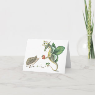 Strawberry Dragon notecard
