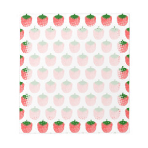 Strawberry Drawing Notepad