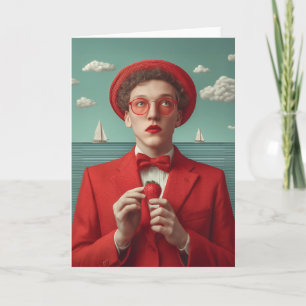 Strawberry Dream in Red Card