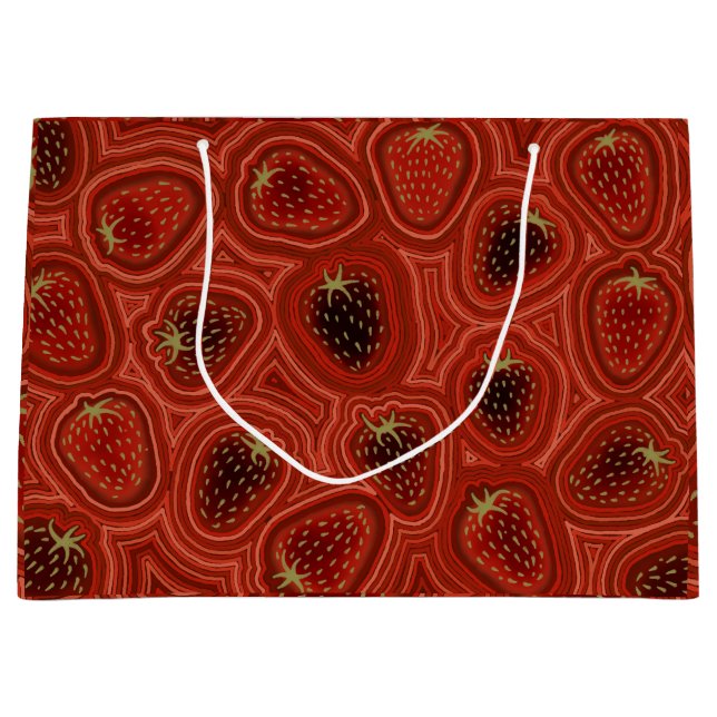 Strawberry Dreams  Large Gift Bag (Front)