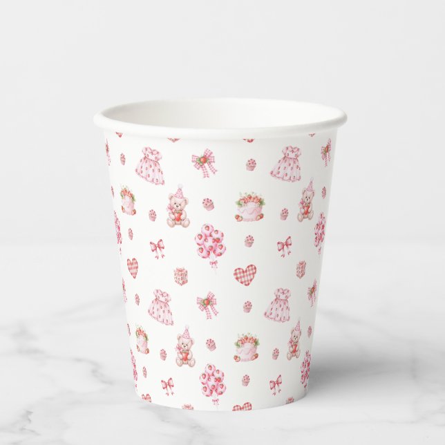 Strawberry Dreams! Paper Cups (Front)