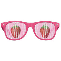 Strawberry Eyes Funny Pink Fruit Shades