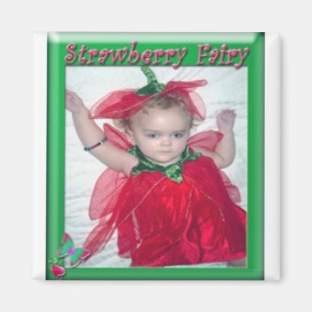 strawberry fairy magnet (Front)