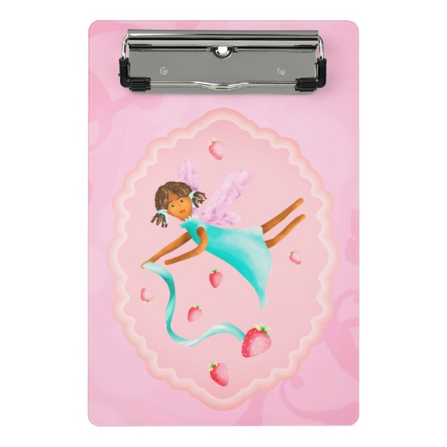 Strawberry fairy  mini clipboard (Front)