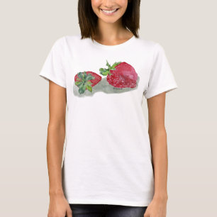 Strawberry Fairy Watercolor T-shirt