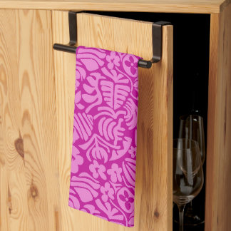 Strawberry Fantasy in pink Kitchen Towel