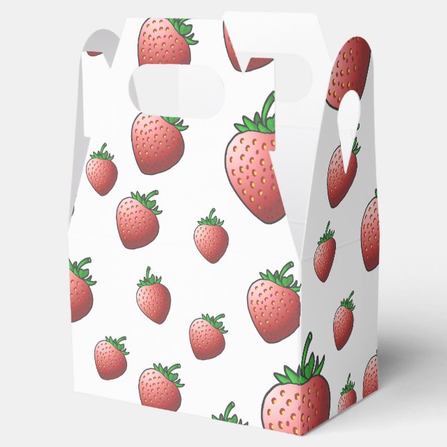 Strawberry Favor Box (Opened)