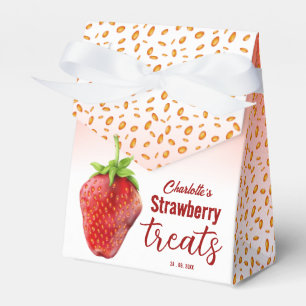 Strawberry Favor Box