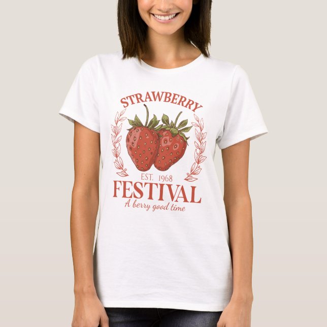 Strawberry Festival T-Shirt (Front)