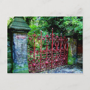 Strawberry Field Gates, Liverpool UK Postcard