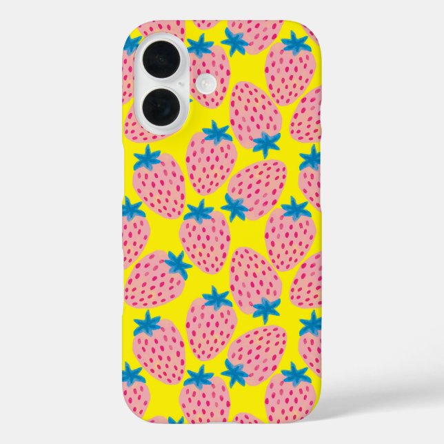 Strawberry Field Yellow Case-Mate iPhone Case (Back)