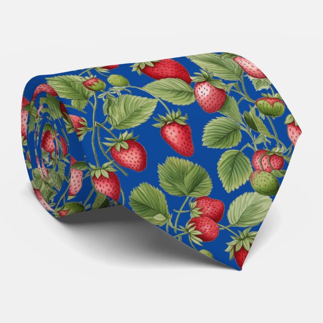 Strawberry Fields Tie (Rolled)