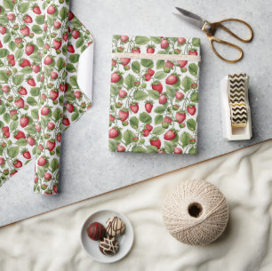Strawberry Fields Wrapping Paper
