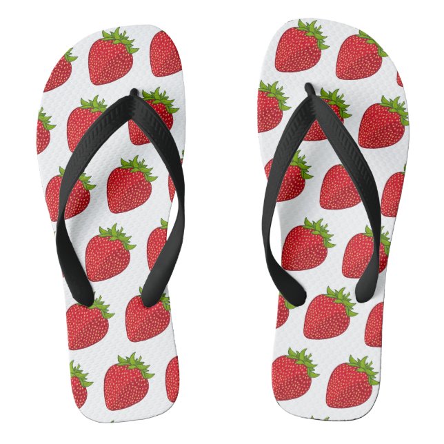 Strawberry Flops Flip Flops (Footbed)