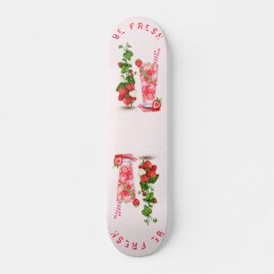 Strawberry Fresh Drink Skateboard