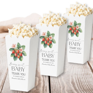 Strawberry Fresh Market Berry Sweet Baby Shower Favor Box