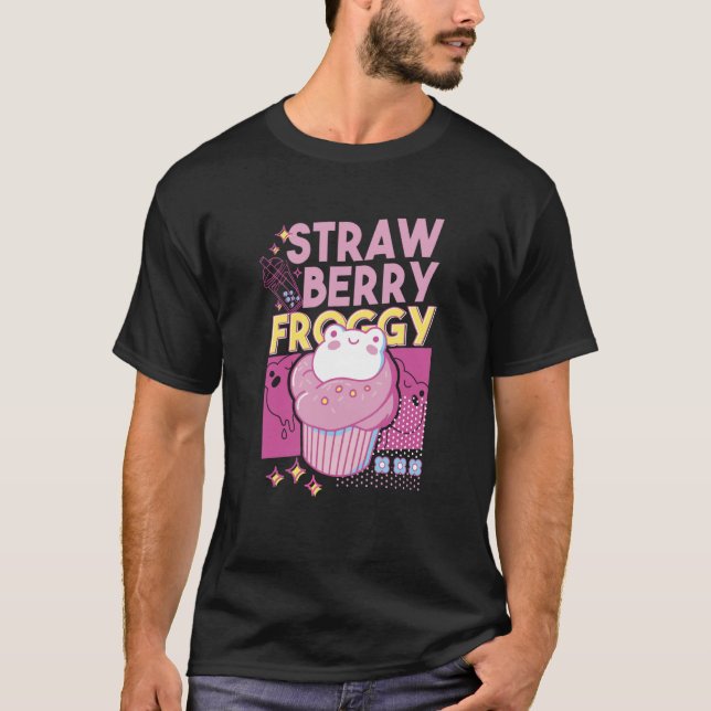 Strawberry Froggy Frog T-Shirt (Front)