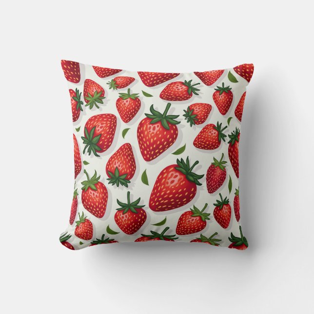 Strawberry fruit cushion (Front)