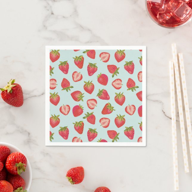 Strawberry Fruit Napkin (Insitu)