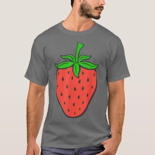 Strawberry fruit sea summer sun vacation vegan swe T-Shirt