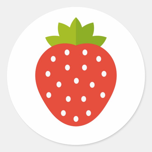 Strawberry fruit Sticker (Front)