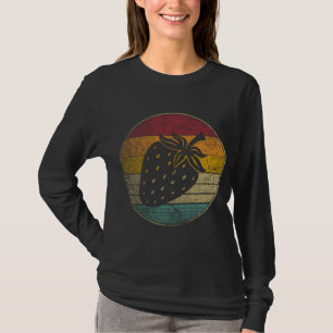 Strawberry Fruit Vintage Festival Distressed Retro T-Shirt