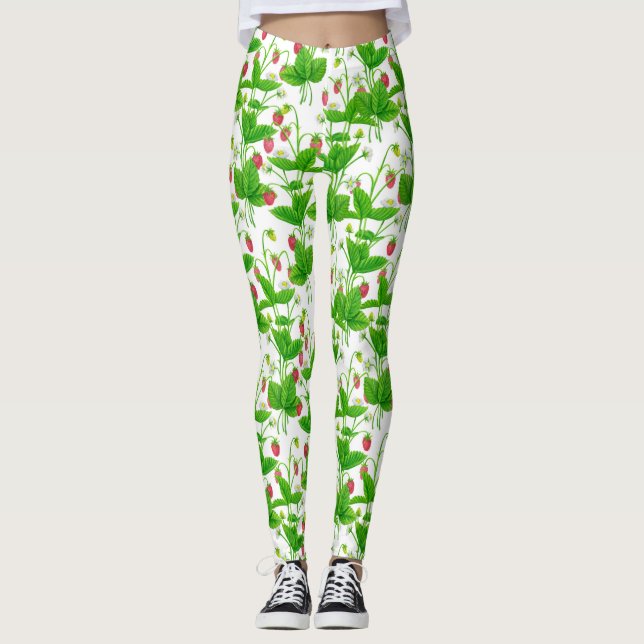 Strawberry garden leggings (Front)