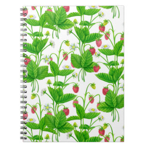 Strawberry garden notebook