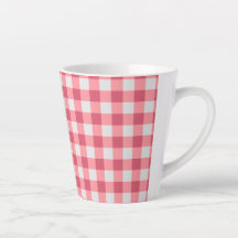 Strawberry Gingham Mug – Sweet Sips, Cute Vibes