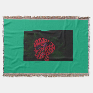 Strawberry Glamour  Throw Blanket