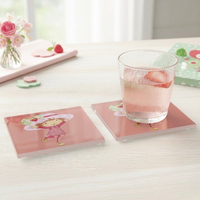 Strawberry Glass Coaster (Creator Uploaded)