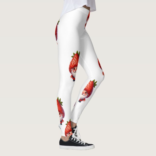 Strawberry Gnome Charm Leggings (Right)