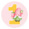 Strawberry Gnome Garden Baby Girl's 1st Birthday