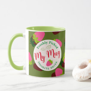 Strawberry Green Mug