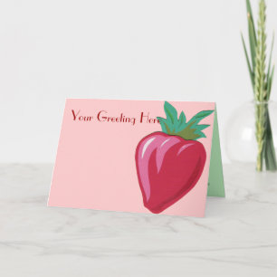 Strawberry Greeting Card