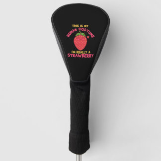 Strawberry Halloween Golf Head Cover