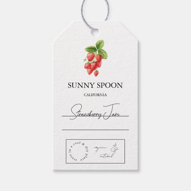 Strawberry Hang Tag (Front)
