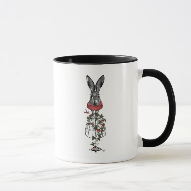 Strawberry Hare Mug (Right)