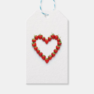 Strawberry Heart Gift Tags